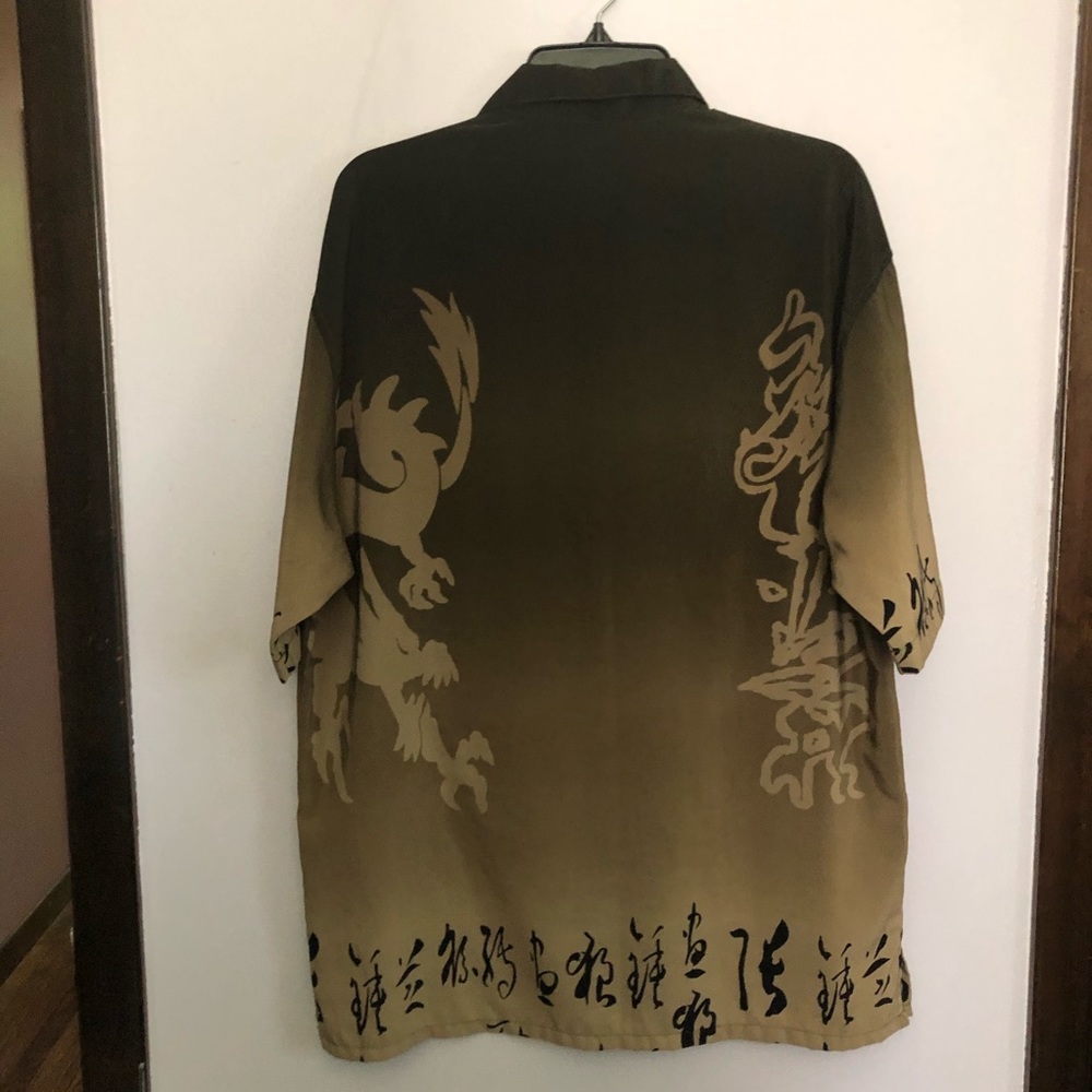 Asian inspired Button down - Picture 4 of 5